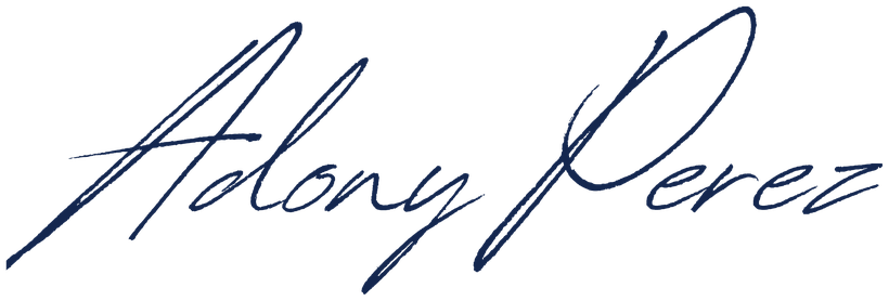 Firma de Adony Pérez