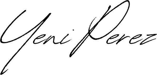 Signature of Yeni Pérez